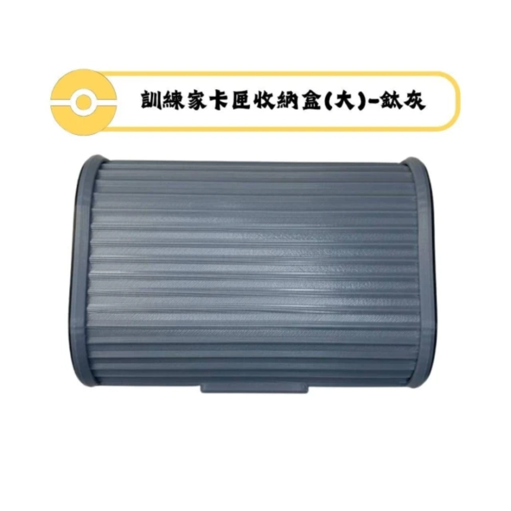 寶可夢MEZASTAR-訓練家卡匣收納盒(大)-鈦灰(可容納 25張卡匣 或 14 張含保護殼的卡匣)