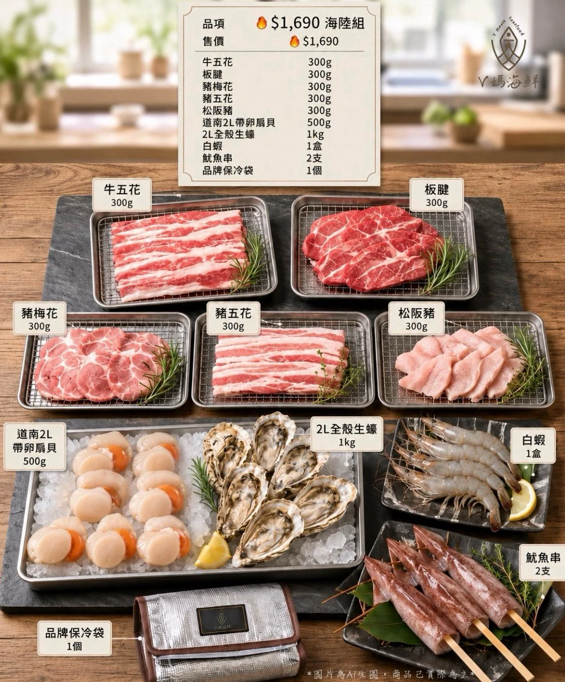 預購商品|海陸澎湃組