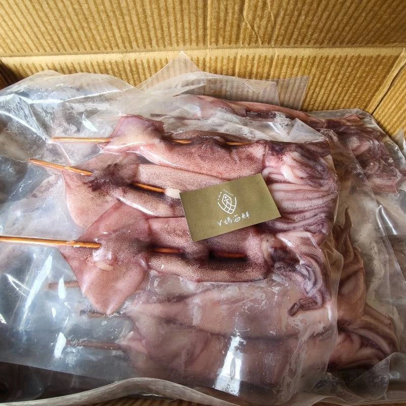 厚實大魷魚 ‧ 碳烤直火香 急速冷凍真空包裝