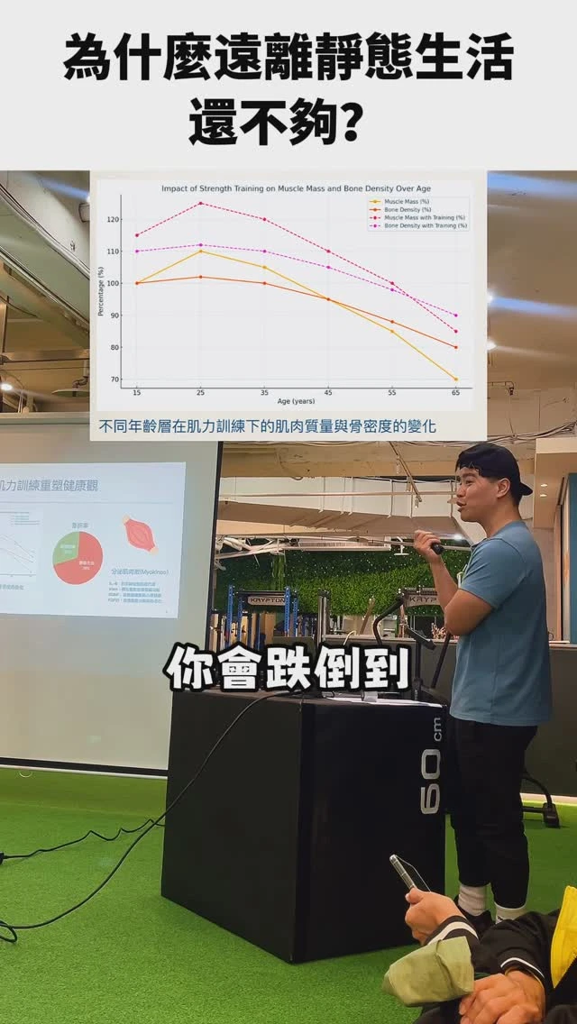 只是不要久坐還不夠：漸進式超負荷如何抵抗老化｜台中健身知識