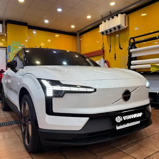 #家庭的守護者 #Volvo 兼具時尚 安全 純電的選擇｜台中車體包膜｜台中汽車包膜