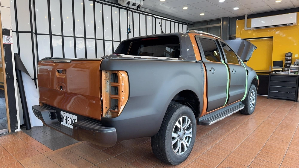 全車改色｜Ford Ranger ｜消光黑