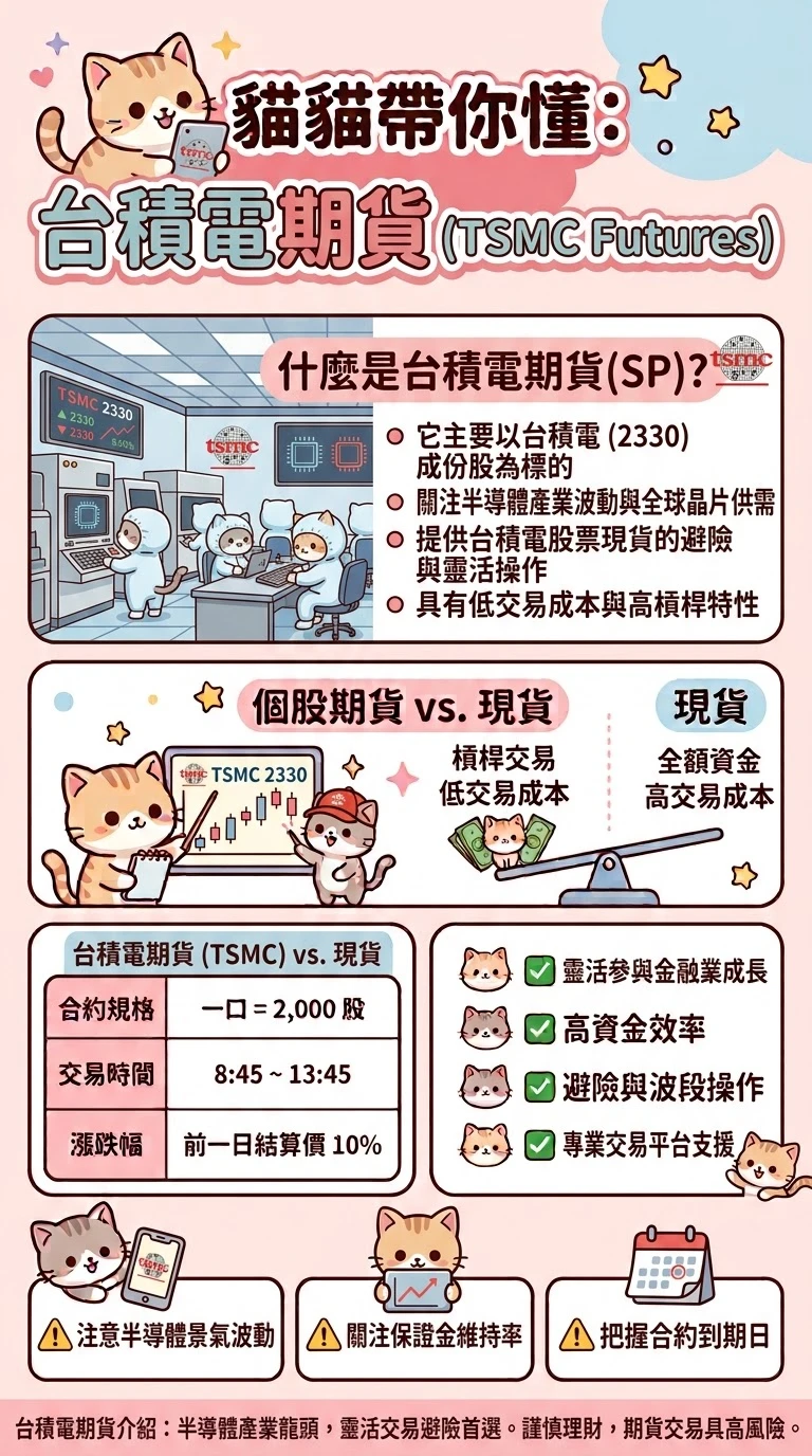 【台積電期貨】保證金一口多少錢? 合約規格、交易稅、手續費