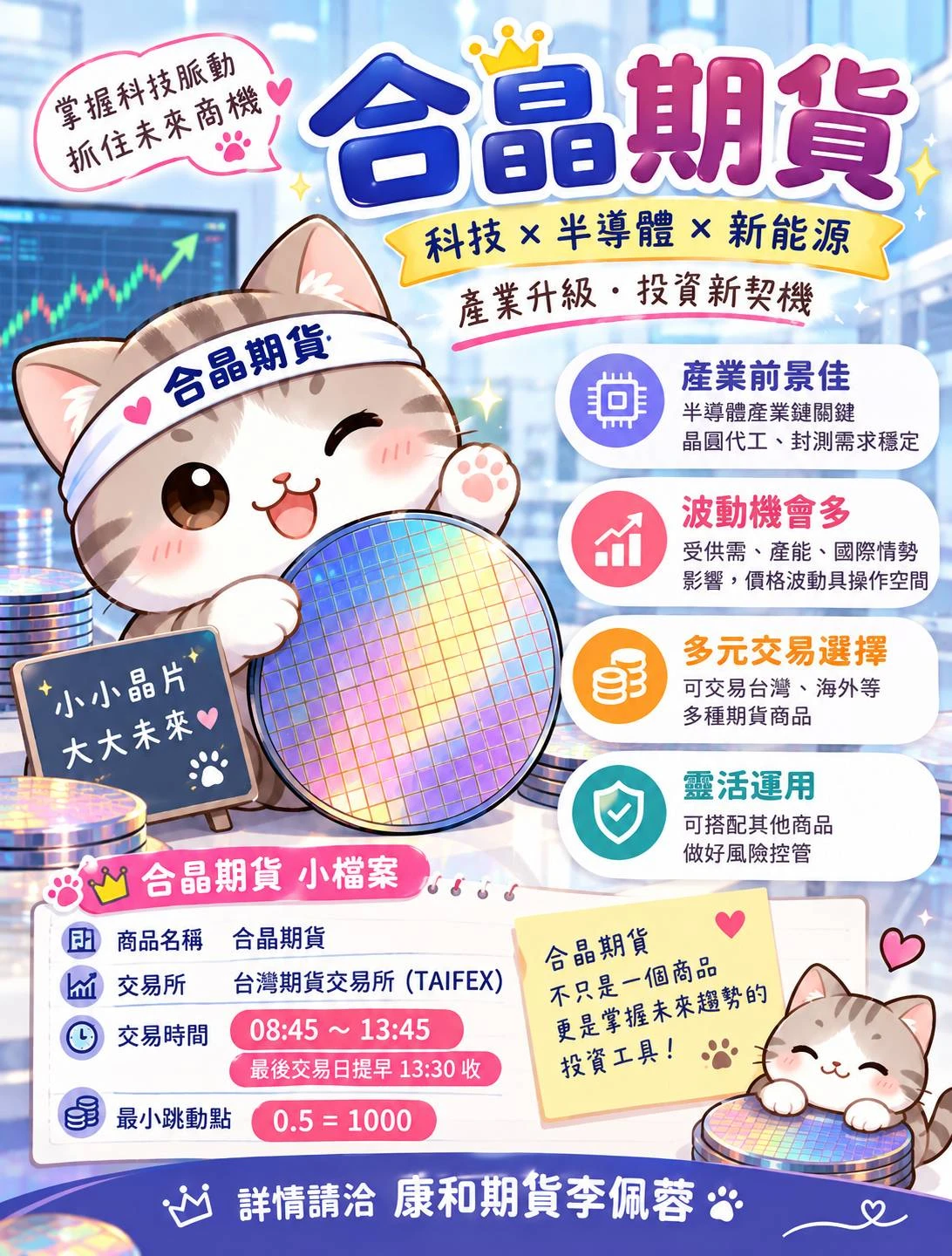 【合晶期貨】保證金一口多少錢? 合約規格、交易稅、手續費