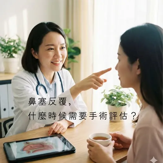 藥物治療後仍鼻塞？下鼻甲手術的時機如何判斷