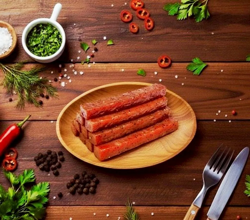 炙燒厚切黑胡椒豬肉條(獨立真空包)