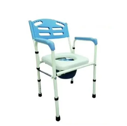 鐵製-可收合便盆椅