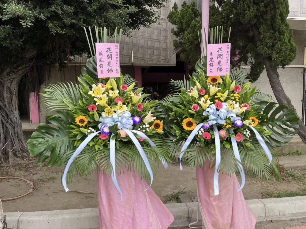 炫彩花球｜羅馬柱｜蘭花盆