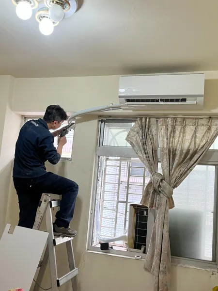 富士通變頻冷暖氣機安裝