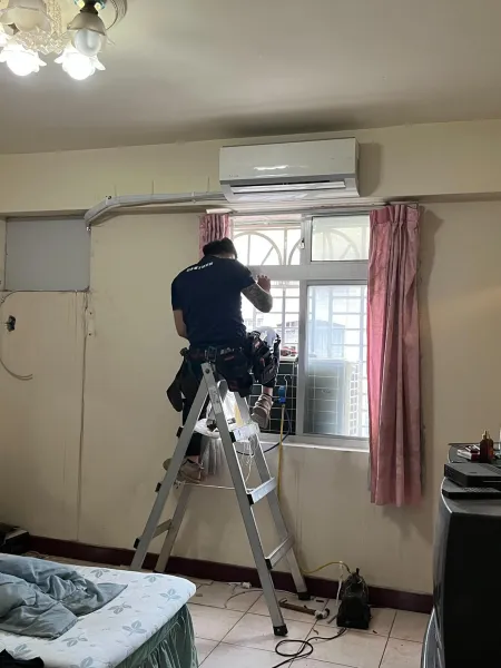 富士通變頻冷暖氣機安裝