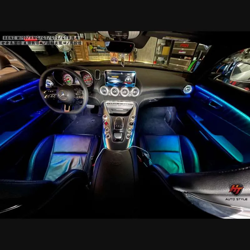 渦輪出風口/馬鞍燈/車門星空鑽飾條氛圍燈