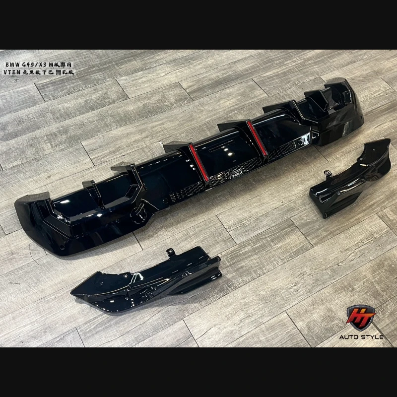G45/X3專用 VTEN後下巴含左右亮黑定風翼