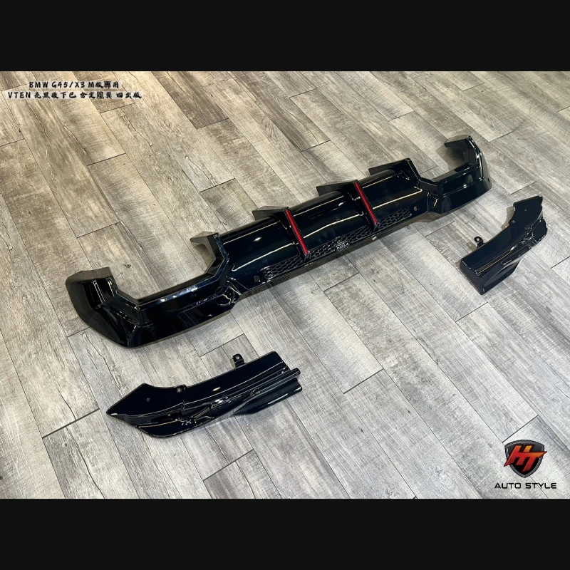 G45/X3專用 VTEN後下巴含左右亮黑定風翼