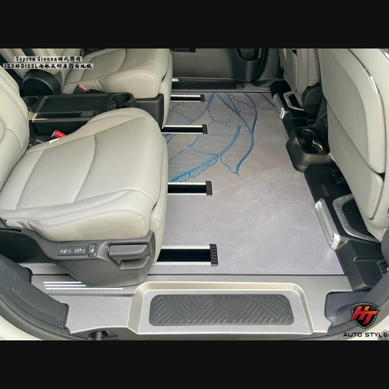 Toyota Sienna 123排D103L雨林灰耐磨霧面地板
