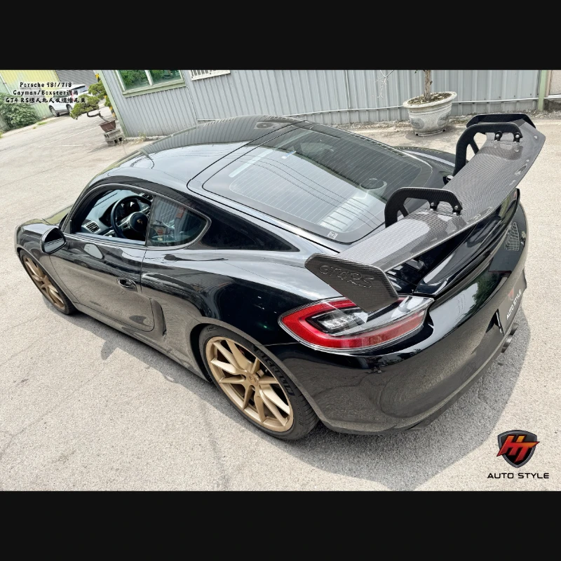 Porsche GT4 RS樣式 乾式碳纖維尾翼