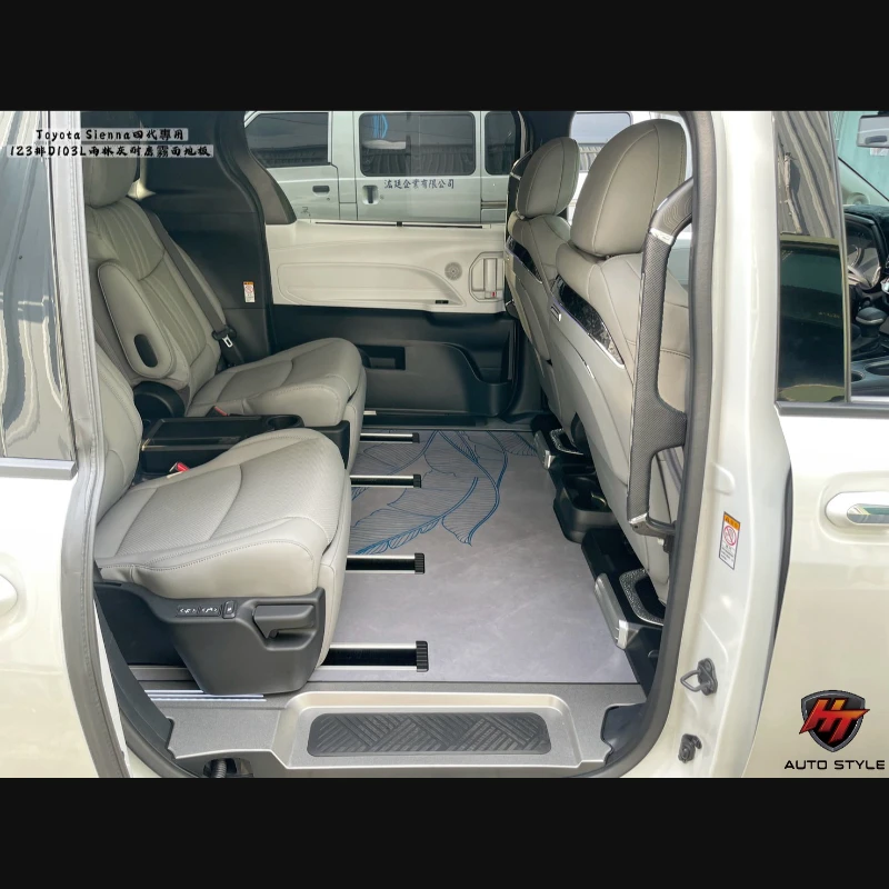 Toyota Sienna 123排D103L雨林灰耐磨霧面地板