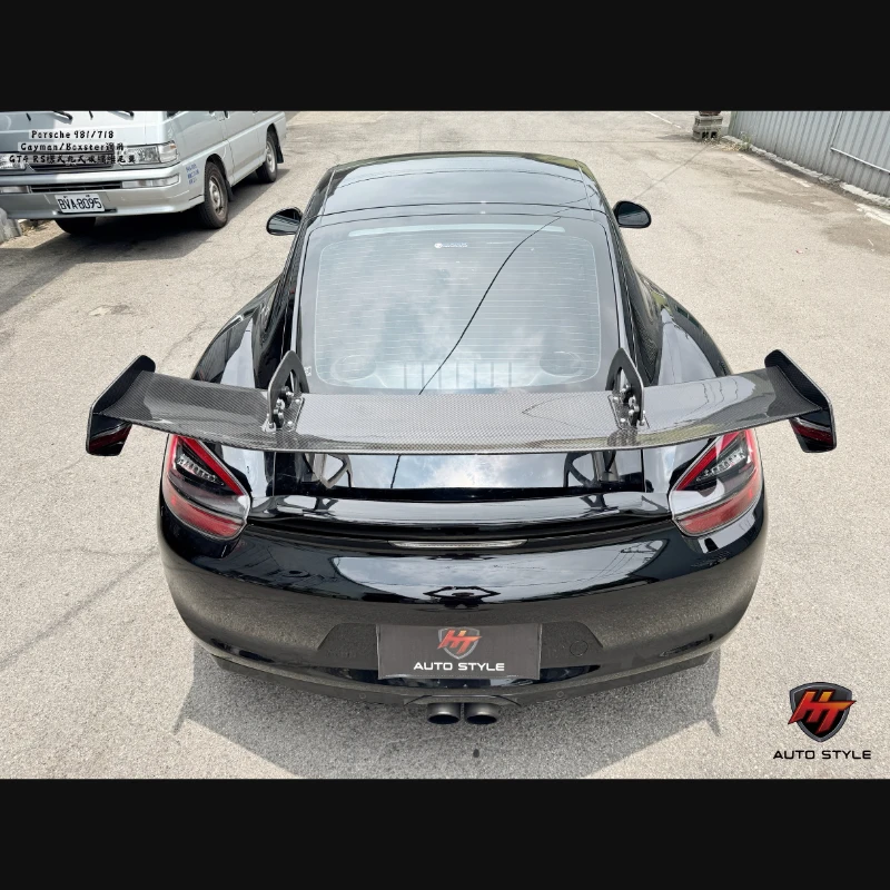 Porsche GT4 RS樣式 乾式碳纖維尾翼