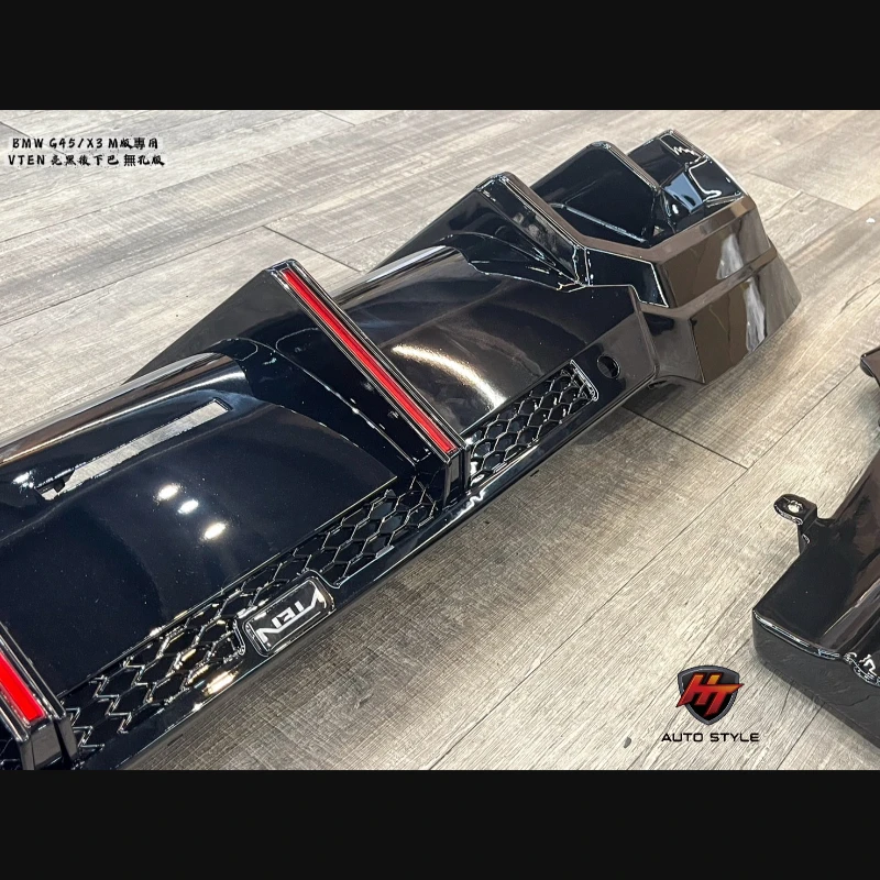 G45/X3專用 VTEN後下巴含左右亮黑定風翼