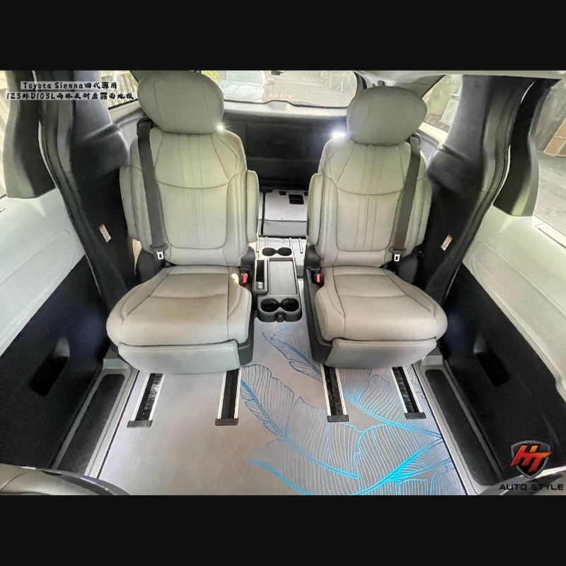 Toyota Sienna 123排D103L雨林灰耐磨霧面地板