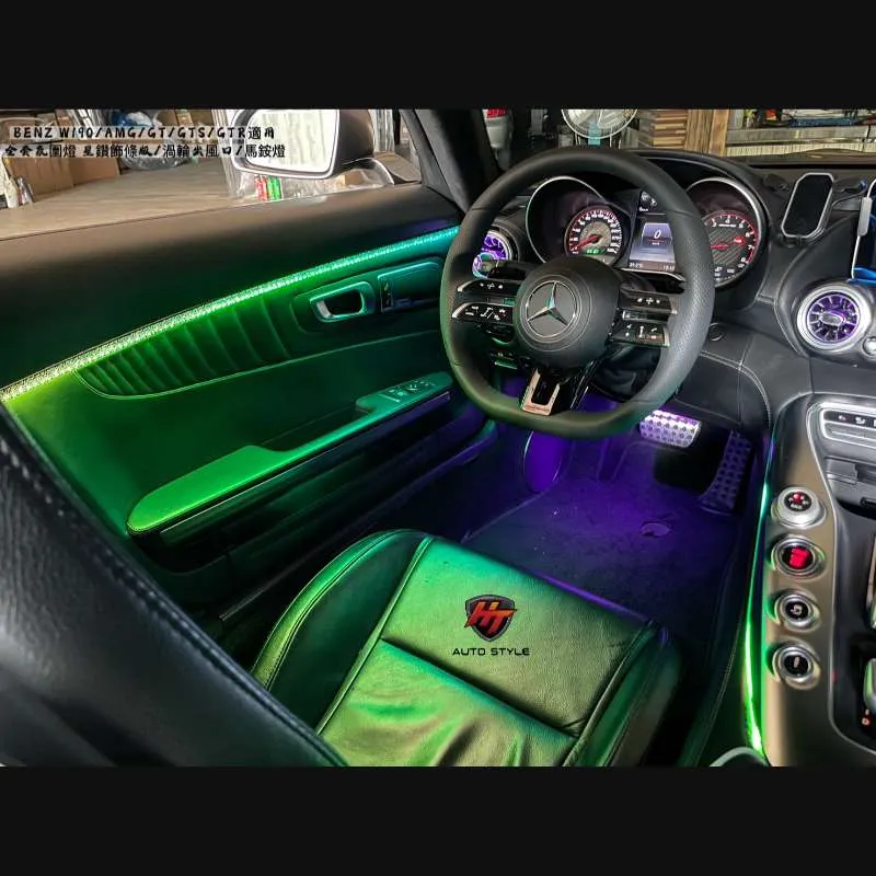 渦輪出風口/馬鞍燈/車門星空鑽飾條氛圍燈