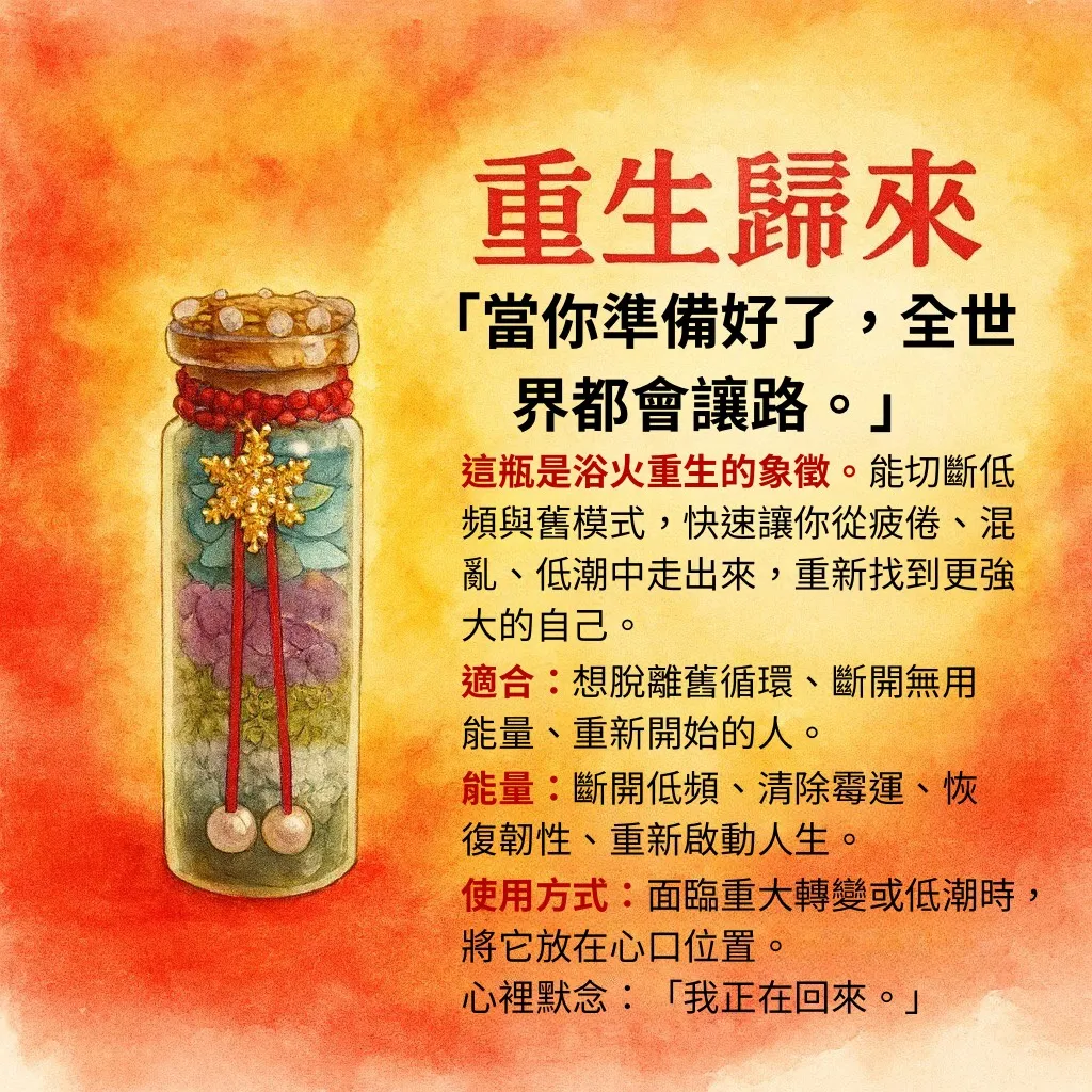 重生歸來（隨身瓶）