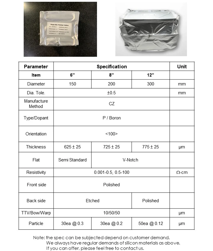 Test Wafer