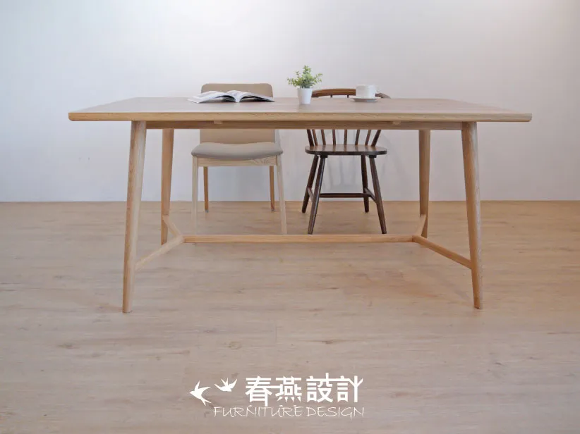 簡單圓潤曲線餐桌  DIT0012