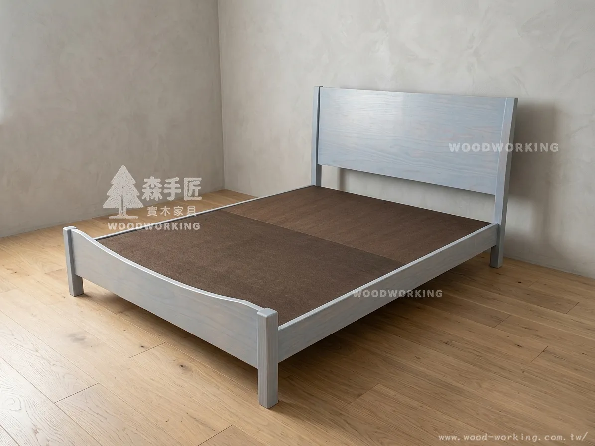 【客製化】現代實木二_曲線床尾__單人床/雙人床(訂製款)-20260325