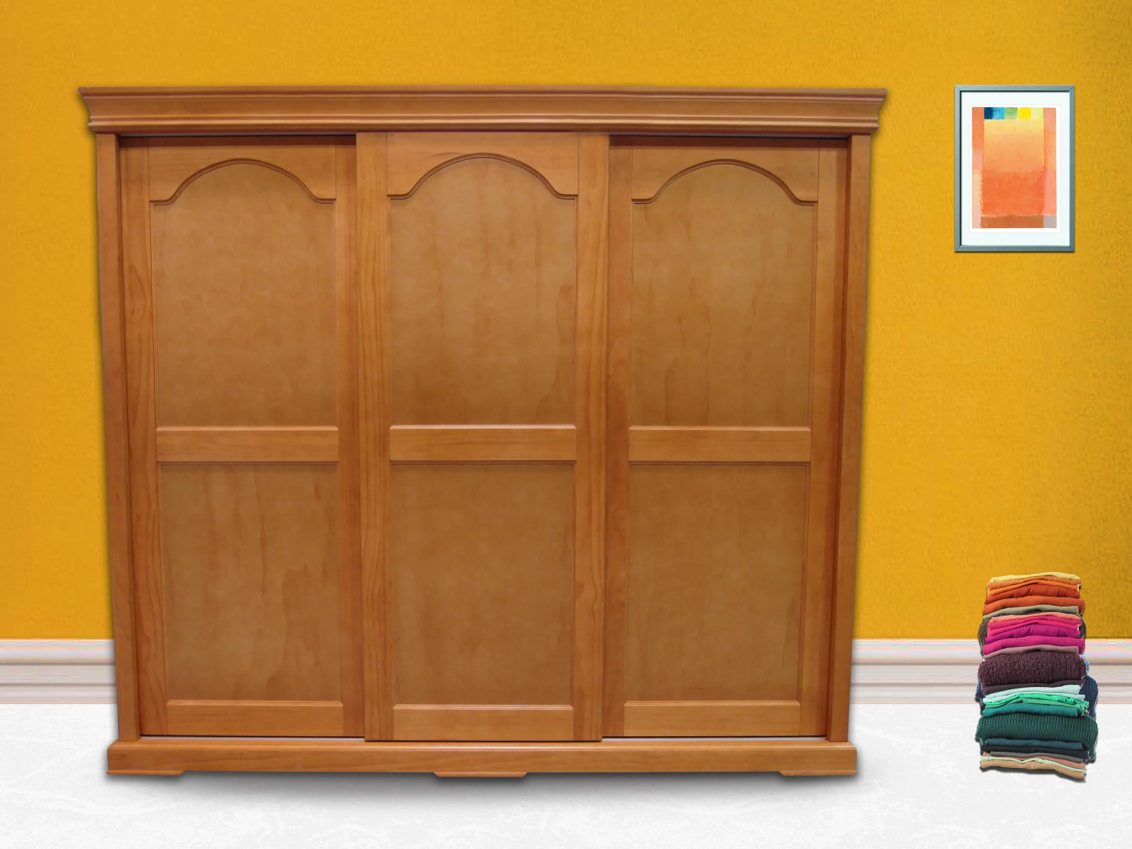 6-7、8尺三推門衣櫃