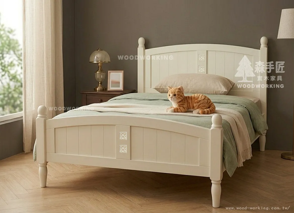 【單人床】NC床_C字床頭_水洗白(浮雕)-20260330