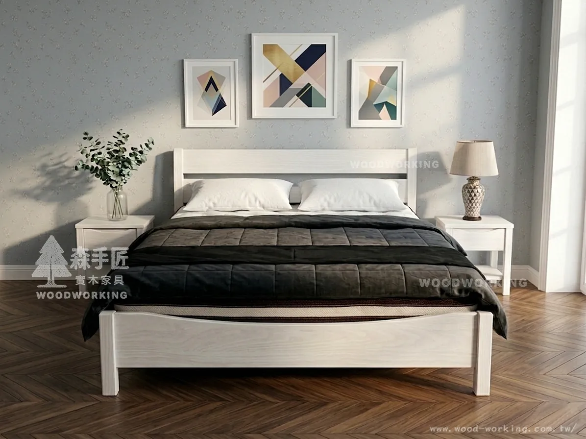 【雙人床】北歐怡情_鄉村鏤空床頭_水洗白-20260325