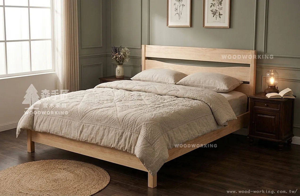 【雙人床】北歐怡情_鄉村鏤空床頭_原木-20260325