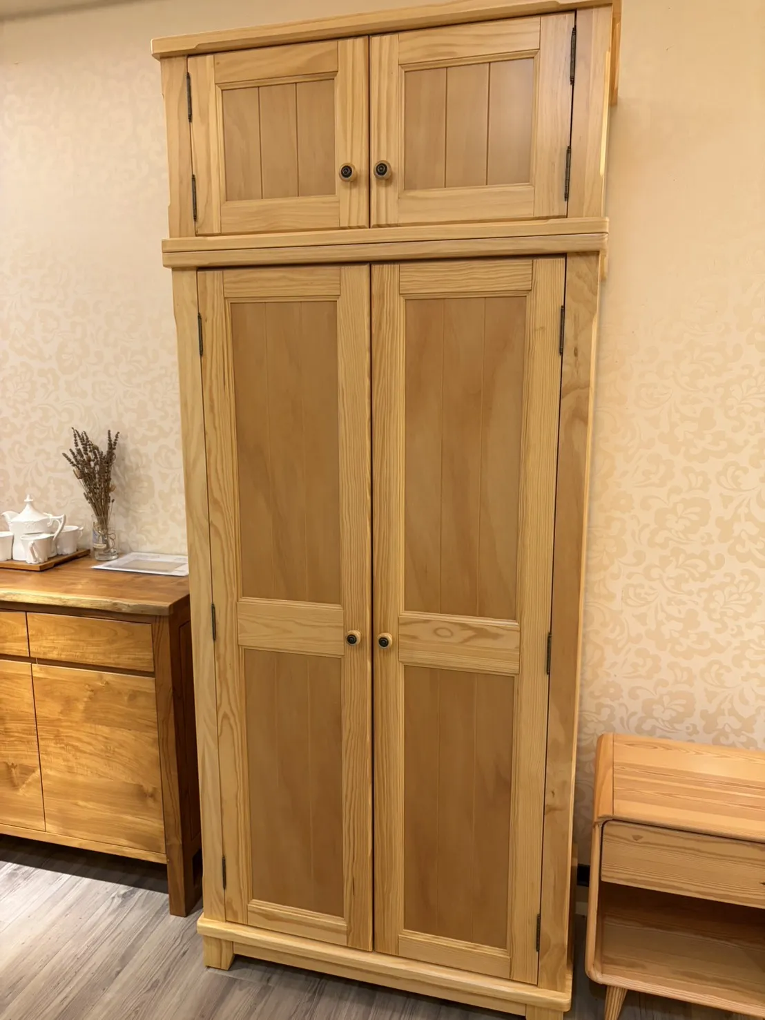 拉門衣櫃+棉被櫃