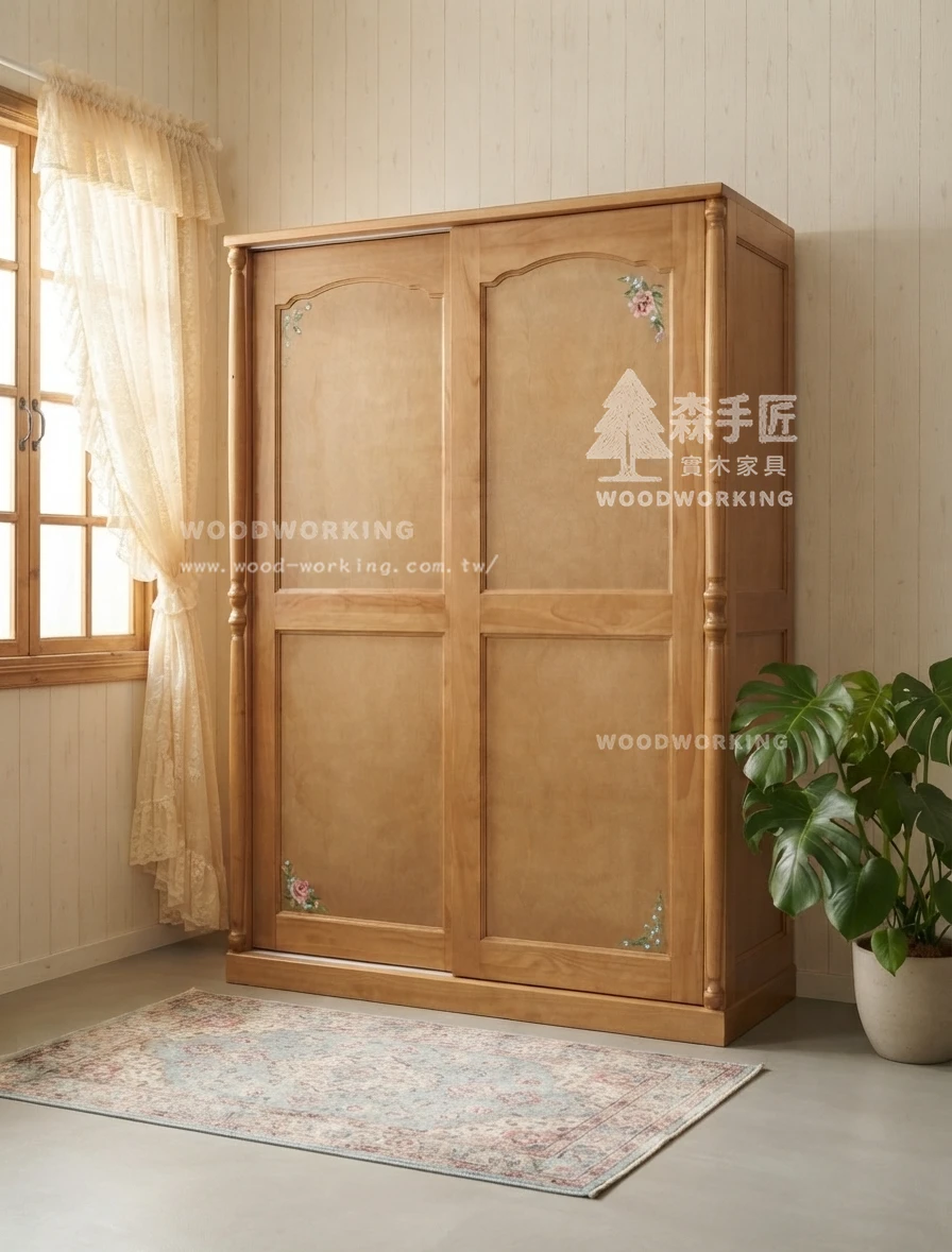維納斯-二桶衣櫃(木色系列)
