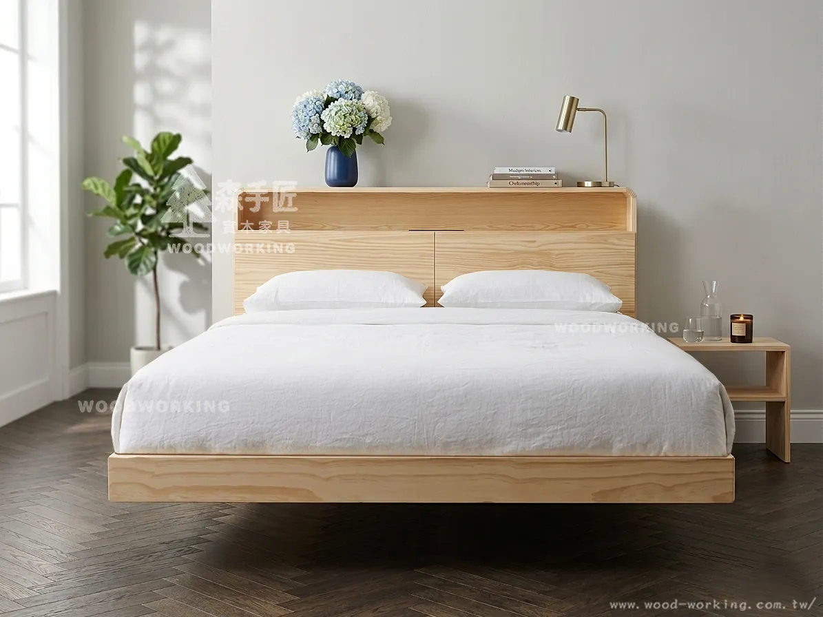 懸浮床(搭床頭片)-床架