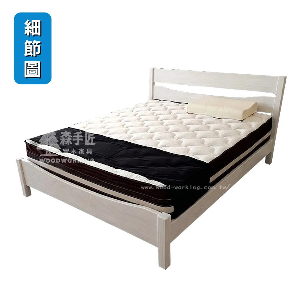 【雙人床】北歐怡情_鄉村鏤空床頭_水洗白-20260325