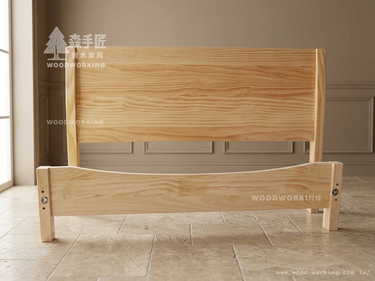 現代實木二-床架