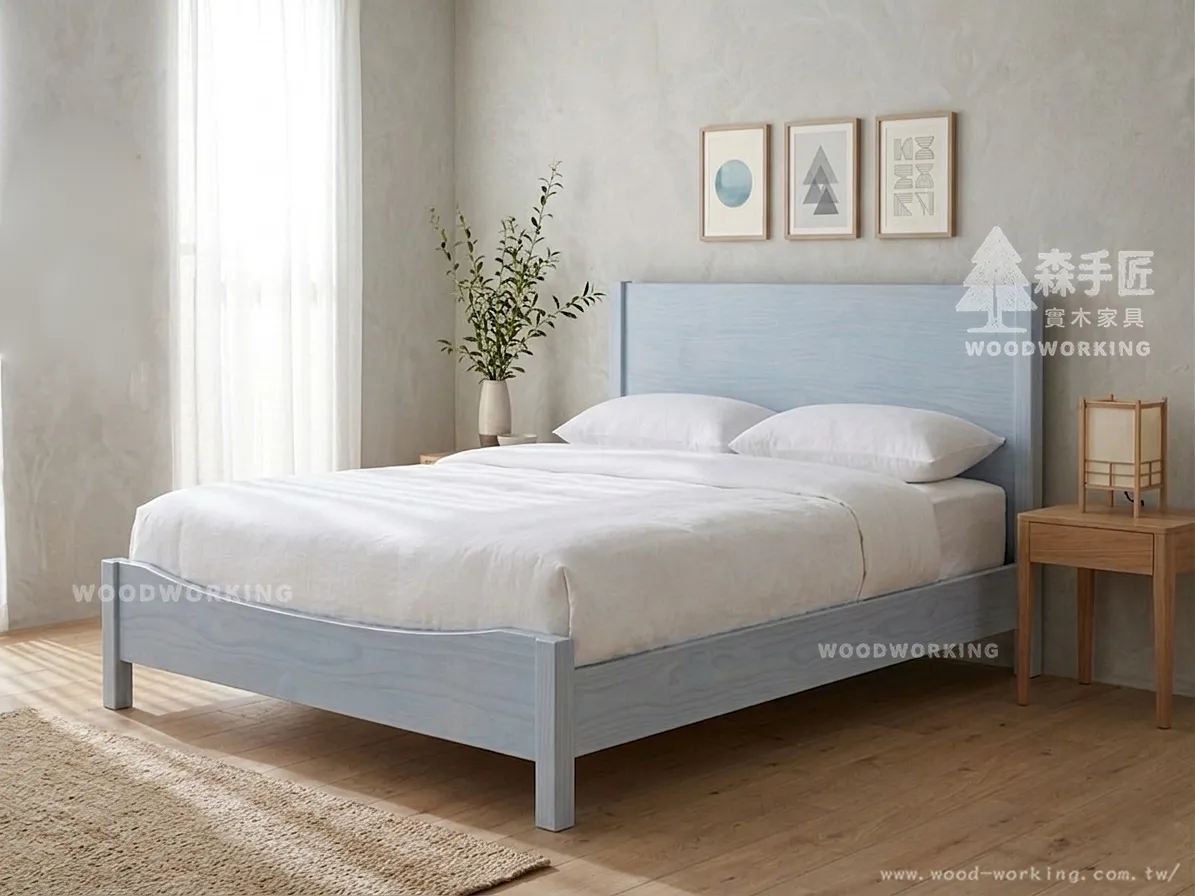現代實木二-床架
