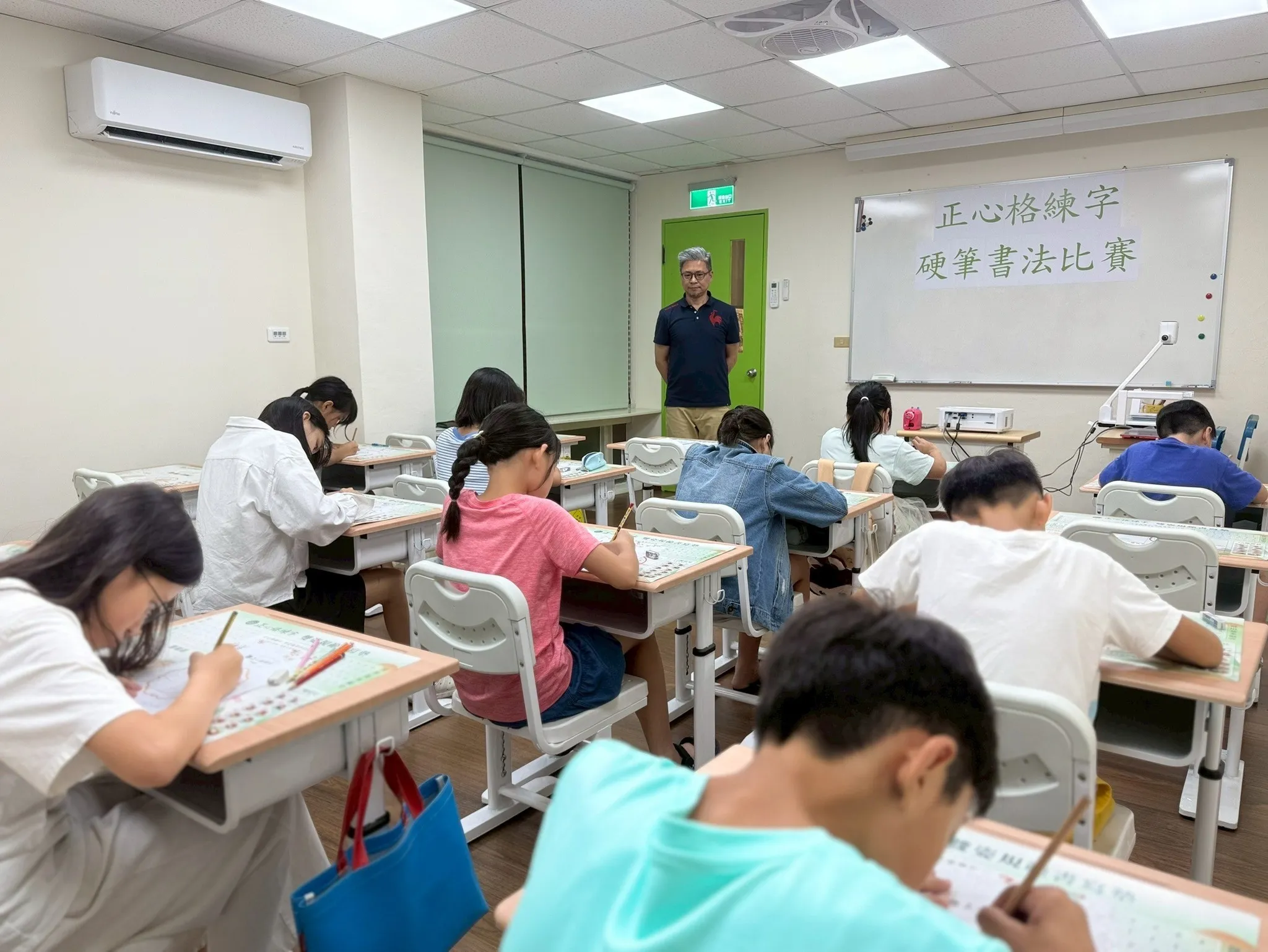 暑期練字成果發表 比賽展風采
