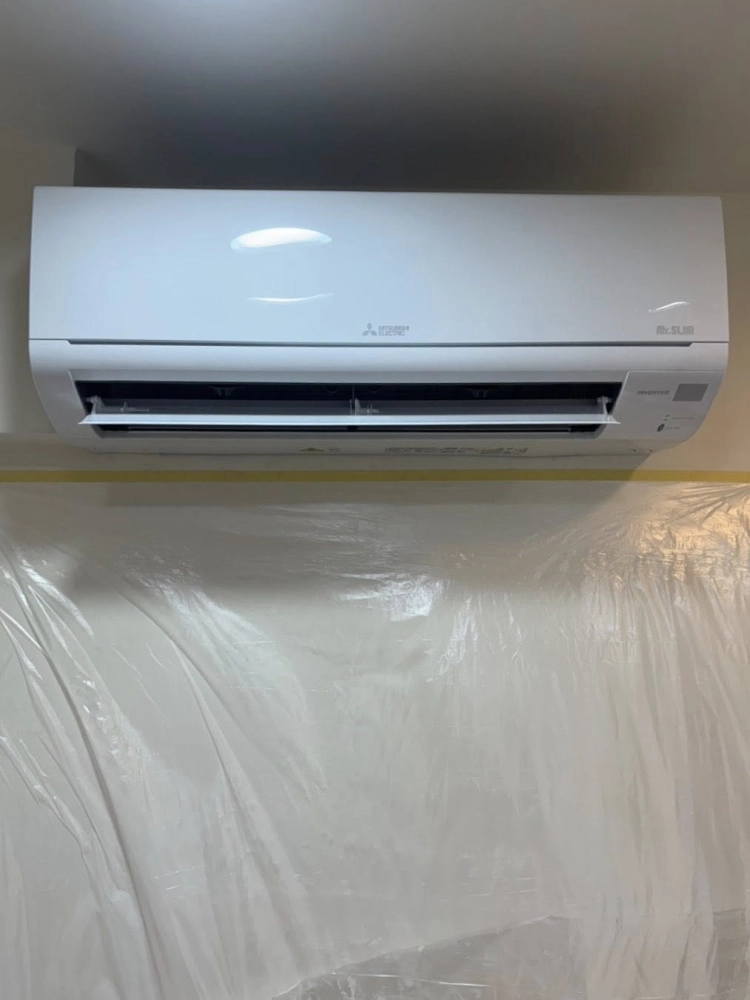 三菱一級變頻壁掛冷氣一對二安裝
