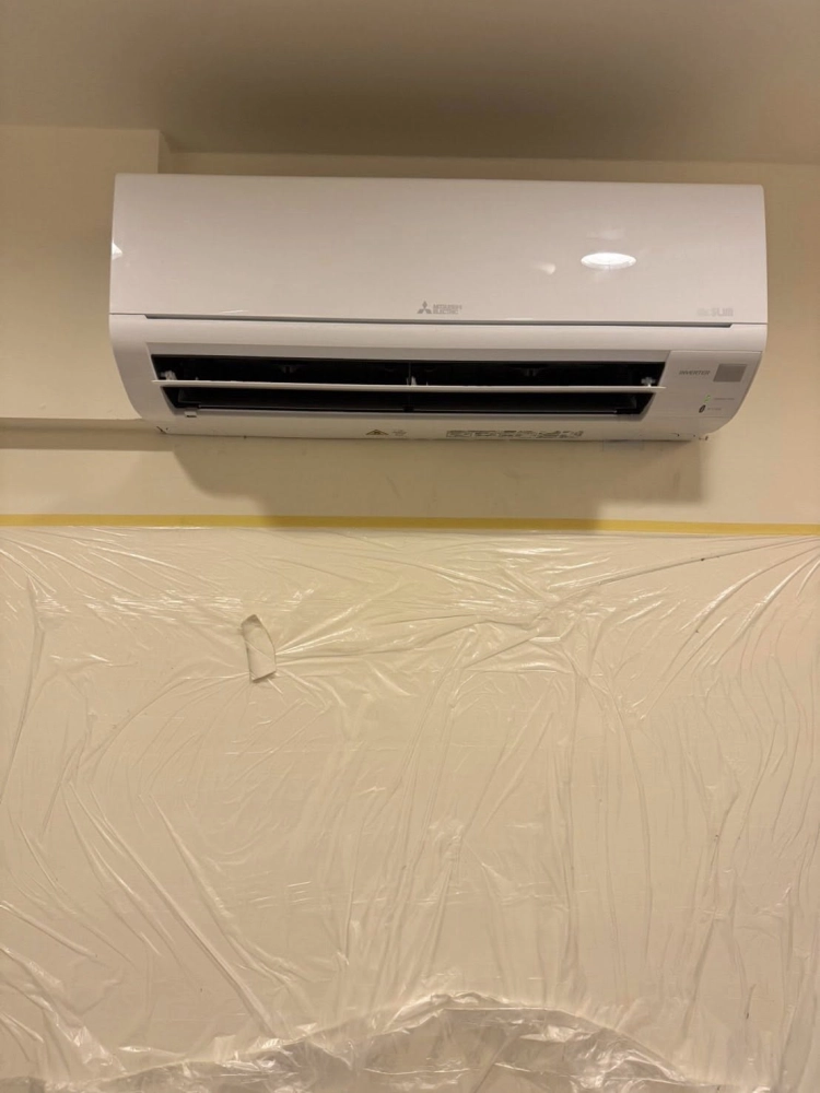 三菱一級變頻壁掛冷氣一對二安裝