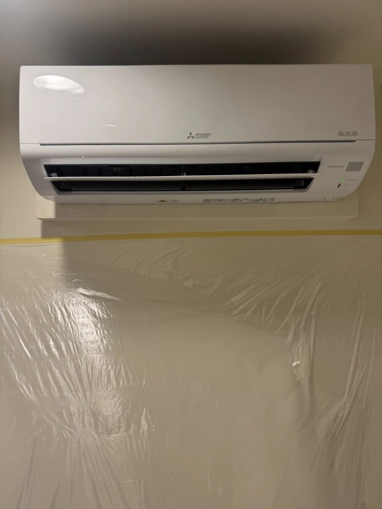 三菱一級變頻壁掛冷氣一對二安裝