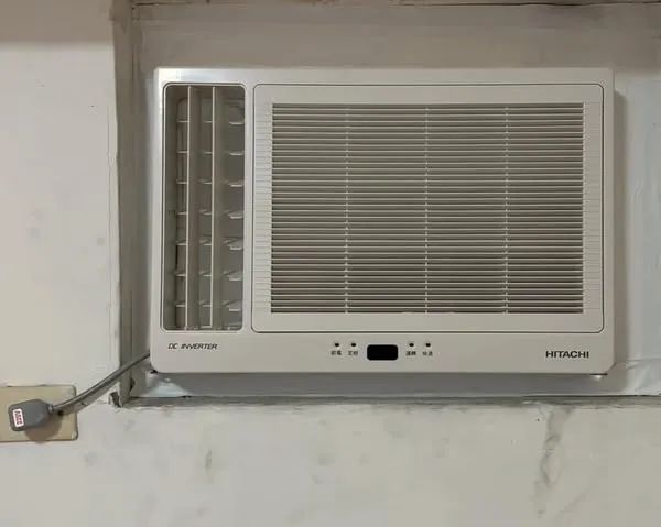 日立變頻窗型冷氣安裝