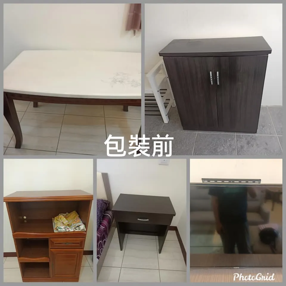 溫心搬家❤️ 家具及家電有專門的包材進行保護