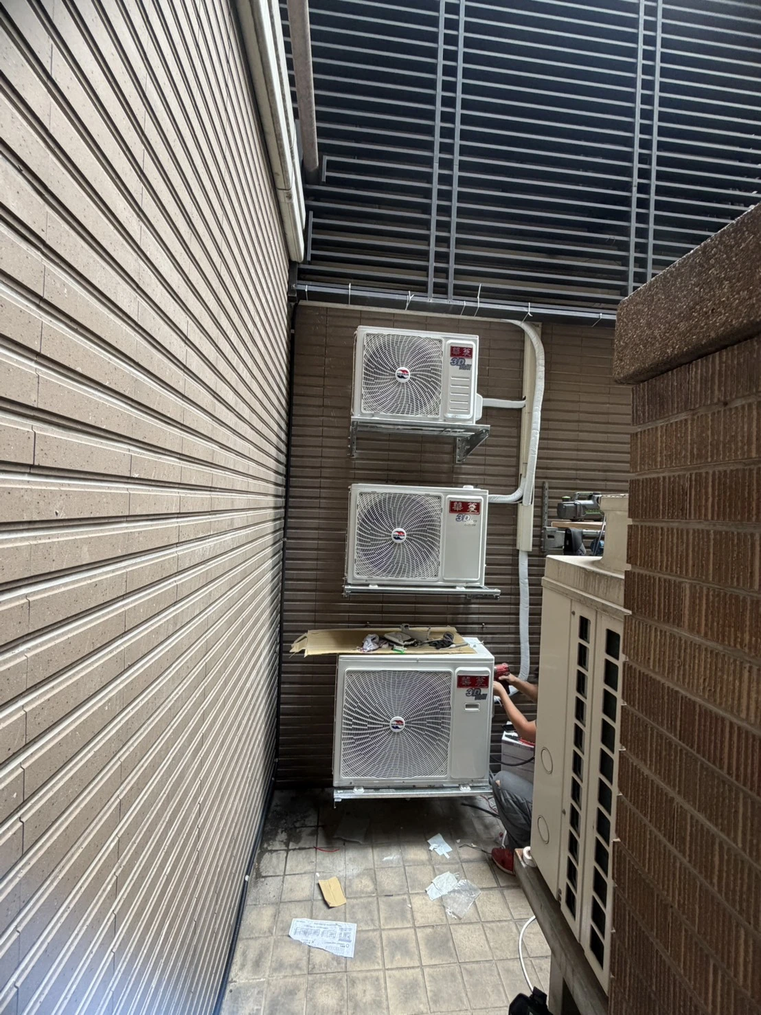 新北市永和區-分離式冷氣安裝工程