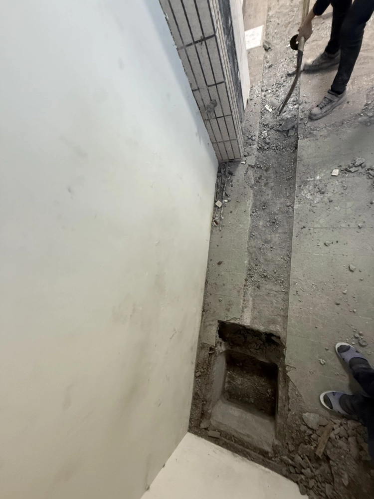 桃園蘆竹食品工廠地溝門檻打除｜桃園工廠拆除｜台中拆除公司