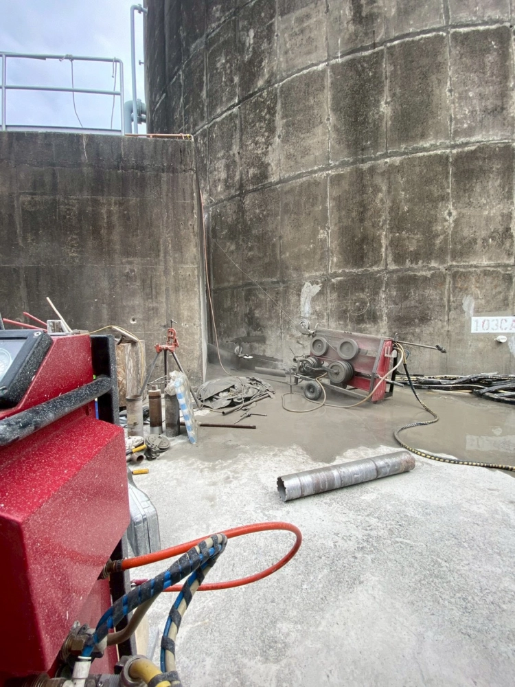 鑽石鏈鋸切割工程