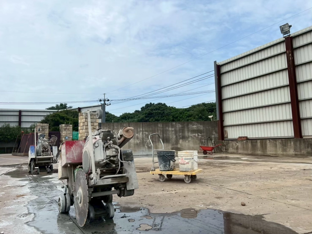 道路切割工程