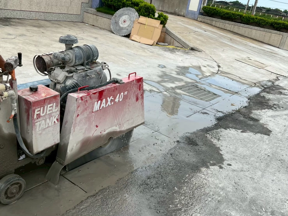 道路切割工程