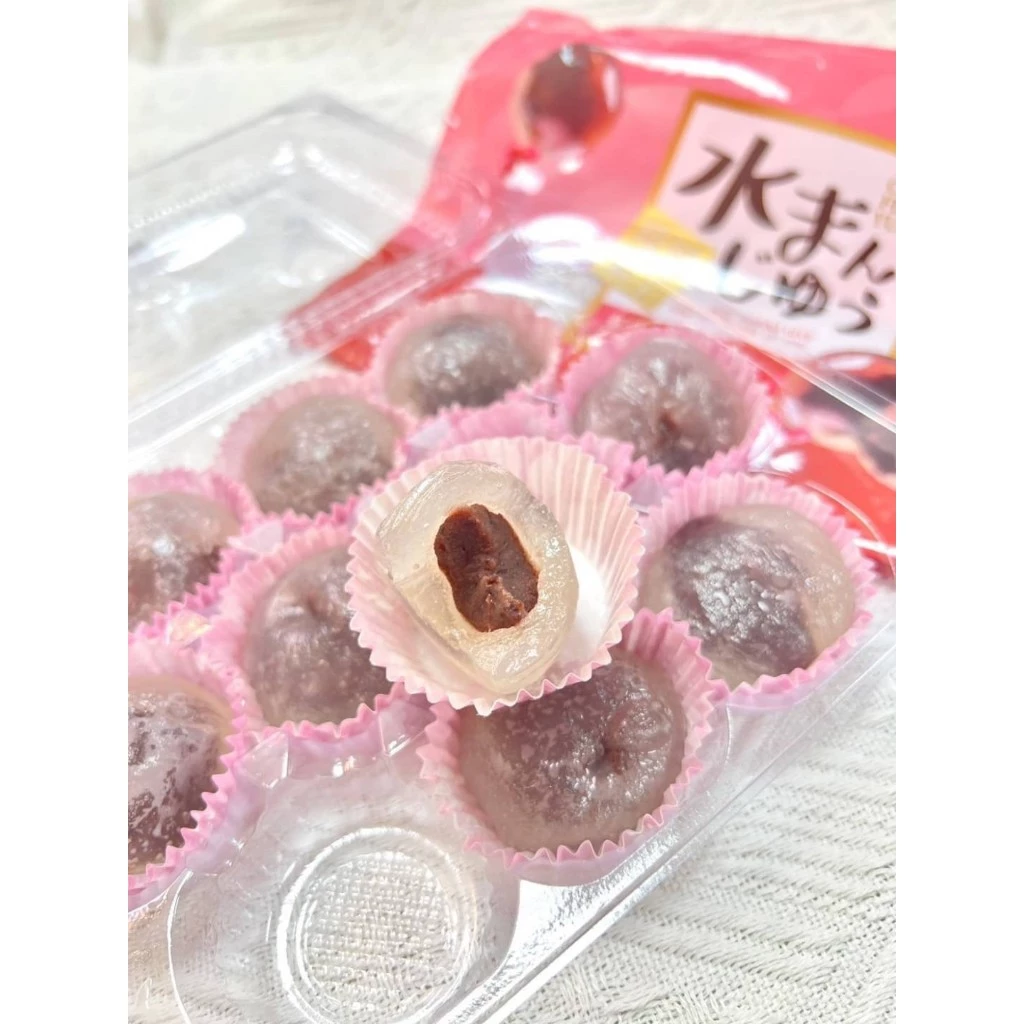 嚴選推薦 雪之戀 琉璃菓子1盒10入(紅豆)